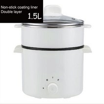 스마트 멀티 쿠커 전기 만능 찜기 미니 쿠커추천 220v 다기능 냄비 가정용 저전력 학생 기숙사 밥솥 국수 냄비 증기선 냄비 lj20 372, 화이트 싱글 스티머, 협력사, 유럽 ​​연합