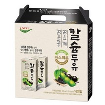 파스퇴르 검은콩 검은깨 칼슘두유 190ml 48팩