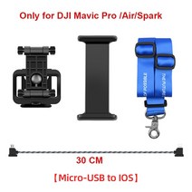 드론 용품 부품 DJI 매빅 2 프로 줌 미니 1 SE 드론 모니터 전면 뷰 마운트 프로/에어/스파크 액세서리용, 08 Pro Air Spark to IOS