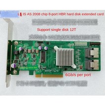 NAS 시놀로지나스 구축 서버IT 익스프레스 모드 SAS 확장 카드 LSI 9211-8I 2008 SATA3 6Gb NAS 블랙 Qunh, 한개옵션0