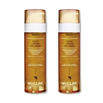 [최신상 홈소핑 동일]맥스클리닉 골드 캐비어 오일폼 110g 마르지 않는 진한보습과 영양 이중세한을 한번에 딥클렌징, 2개