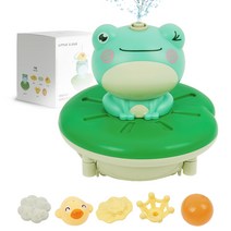 [하프와친구들장난감] 리틀클라우드 빙글빙글 개구리 목욕장난감