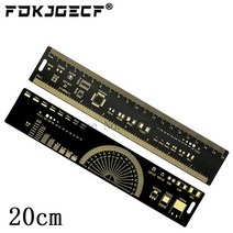 JINUS 디지털 멀티 측정기 3 15cm 20cm 25cm PCB 눈금자 다기능 측정 도구 저항 커패시터 칩 IC SMD 다이오드 트랜지스터, [02] 20cm