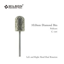 네일 드릴 비트 WILSON 다이아몬드 효율적인 카바이드 페디큐어 332 인치, 1.1PC 100mm A029011