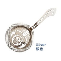 칵테일 쉐이커 세트 조주기능사 바텐더 해골과 전갈 바 스트레이너 튀어 나와 스테인레스 스틸 디럭스 도구, Silver 3