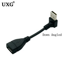 VR 메타버스 가상현실 체험 헤드셋 휴대폰호환 컨트롤러 90도 각진 USB 연장 케이블 2.0 TV PS4 속도 데이, 03 Down_04 50cm