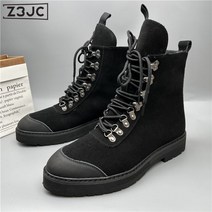 Z3JC 남성 리얼구두 워커 통가죽 멋쟁이 소가죽 미들부츠 남성부츠