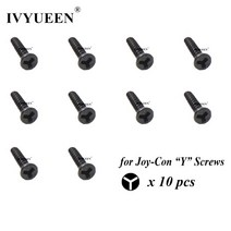 IVYUEEN-닌텐도 스위치 콘솔 NS 조이콘 스크루 드라이버 도구 키트 NintendoSwitch Pro 컨트롤러 수리, 10 pcs Y Screws