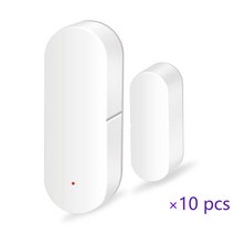 Techage-Tuya 스마트 와이파이 도어 센서 홈 보안 무선 창문 열림 닫힘 감지기 라이프 앱 푸시, 04 10pcs