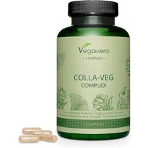 In Vegas 비건 콜라겐 Vegavero® |비타민 C와 항산화 식물 추출물 함유 |첨가물 없이 |피부와 관절용 |120 또는 270 캡슐 |비건, 1개