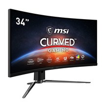 MSI 34인치 커브드 게이밍 모니터 MPG 아르테미스 343CQR 1000R 165Hz UWQHD HDR 400 무결점 / sy