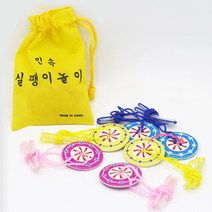 민속 놀이 딱지 접시 사방 팽이 제기 전통 세트, 민속 실팽이 세트