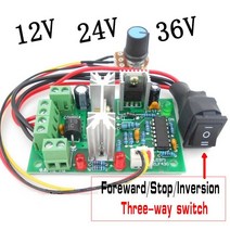 포지티브 반전 스위치가있는 10V 12V 24V 36V PWM DC 컨트롤러 DC 모터 속도 컨트롤러 150W 용 PWM DC 컨트롤러