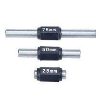 캘리퍼스마이크로미터외경 교정 블록 로드 측정 로드 25mm 50mm 75mm 게이지 블록 내경, 1개
