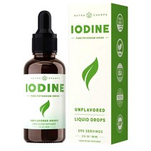 NutraChamps Iodine Liquid Drops 아이오딘 리퀴드 드롭 2fl oz