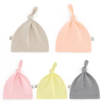 리틀비 아기 꼭지모자 / 돌아기 비니 겨울 방한