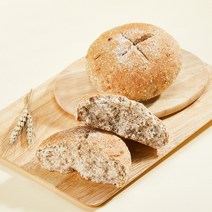 [통밀명가] 통밀빵 통밀코코넛 빵 (130g) HACCP (비건빵/건강빵/통곡물빵/발아통밀/100%수제빵), 130g, 1개