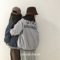 (거래처세일)미니봉봉 가을 그라운즈점퍼 남여아 유아동 키즈 주니어 초등 야구점퍼 아우터 자켓 루즈핏