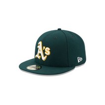 Era Oakland Athletics ROAD 59Fifty Fitted Hat (그린) MLB 캡