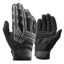 락브로스 자전거장갑 S210 긴장갑 SBR 충격흡수패드 손등보호 스마트폰터치, 블랙