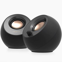 크리에이티브 PEBBLE V3 PC용 스피커, 블랙