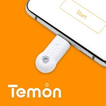 템온 비접촉식 스마트 온도계, 1, 화이트