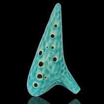 오카리나 교육용 준비물 홀세라믹 오카리나 알토 톤 레드 블루 백운석 전문 음악 플루트 민족 악기 선물 디, 01 Style 1