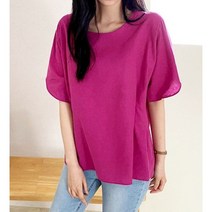 에이렌 튤립소매 핀턱 린넨 블라우스 RM3BL918