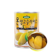 빙수 화채 과일 슬라이스 망고 통조림 565g, 21개