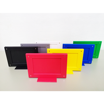 7color 셋트 양면 스탠드 미니 자석액자 애니 아이돌 덕질 굿즈 판촉 탁상용 전시 보관 소형 케이스 포토카드 포카, 7컬러 셋트, 다용도 스탠드 액자