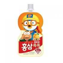 [팔도] 뽀로로 홍삼쏙쏙 100ml 어린이음료, 130개, 오렌지