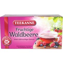 Teekanne 테칸네 와일드베리차 20티백X4팩, 3팩