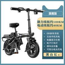 휴대용 접이식 독일 전기자전거 출퇴근 전동스쿠터, 배터리100km 자동차 X급 파워배터리
