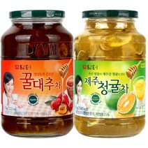 담터 꿀대추차 1kg + 제주청귤차 1kg, 2개