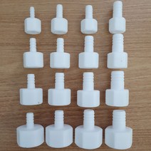 PTFE 테프론 호스 암나사 니플 [튜브 연결관 테플론 teflon female nipple 커넥터 피팅], PHNF-6018