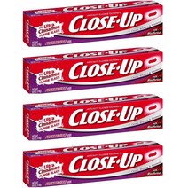 Close Up Fluoride Gel Toothpaste Ultra Cinnamon 미국 클로즈업 후레쉬 화이트닝 울트라 시나몬 불소 치약 170g 4개, 한세트(4개)