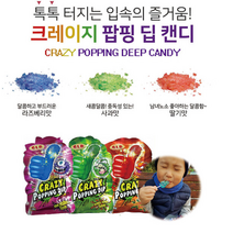 글로델 크레이지 팝핑 딥 캔디, 18g, 96개입