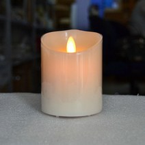 캔들라이터 촛불집회 Dia 원격 제어 w 타이머 기능 기둥 LED 라이트 춤 불꽃 녹은 가장자리 웨딩 크리스마스 바 홈 앰버, 10 1 Height 10cm