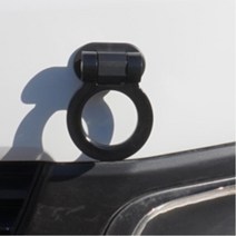 차량용 견인고리 후크 장식 자동차 싼타페 더뉴K3 마티즈 KA4카니발 트랙스 외부 NF소나타 말리부 올뉴투싼 트렁크 아반떼 QM3 아우디 그랜져 니로 YF, 원형 엘로우