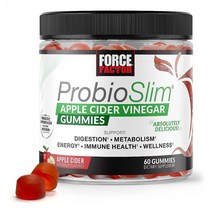 포스팩터 ProbioSlim Apple Cider Vinegar 애플 사이다 비기너 비타민B 키위 파파야 녹차 LactoSpore 바이오페린 60구미, 1개, 60개