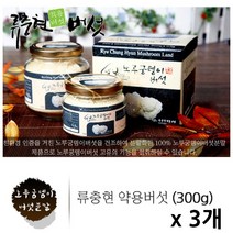 류충현약용버섯 노루궁뎅이버섯 분말 가루 건조 노루궁뎅이버섯차 물 효능 국내산 300g, 3개