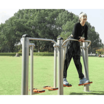 산 운동기구 공원 오금펴기 약수터 허리돌리기 복지관, 싱글 노 젓는 사람