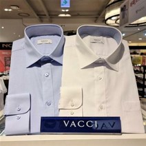 이랜드 [바찌][NC경산점]바찌 TR솔리드 남성 일반핏 긴팔 셔츠 2컬러(화이트 블루) VD1K3BR501