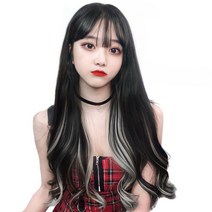 가발위드 단색 웨이브 넓은 컬러피스 폭 5.5cm (4개 1세트) 상품, 04.라이트그레이