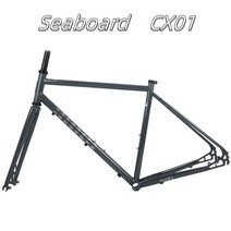 그래블자전거 그래블 바이크 입문로드자전거 입문용 초보 해안 Cx01 자전거 프레임 700c 자갈 크롬 몰리브, 03 gray_02 47cm(160-170)