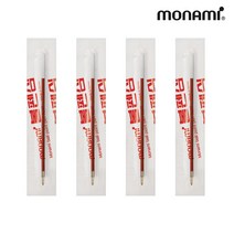 모나미 153 영심 리필 0.7mm 12입, 레드, 3세트