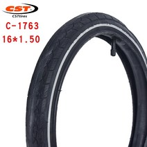 16인치 305 미니벨로 자전거 bmx 튜브 Cst 16 인치 접이식 타이어 c1763, c1763 16x1.5