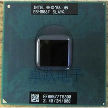 오리지널 인텔 CPU 노트북 코어 2 Duo T8300 3M 캐시/2.4GHz/800/듀얼 소켓 GM45 PM45 용 479 프로세서