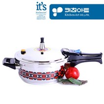 (주)키친아트 키친아트 뉴이엑스 삼중바닥 인덕션IH 스텐압력솥 2.5L