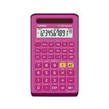 Casio fx-260 태양열 공학용 계산기 핑크